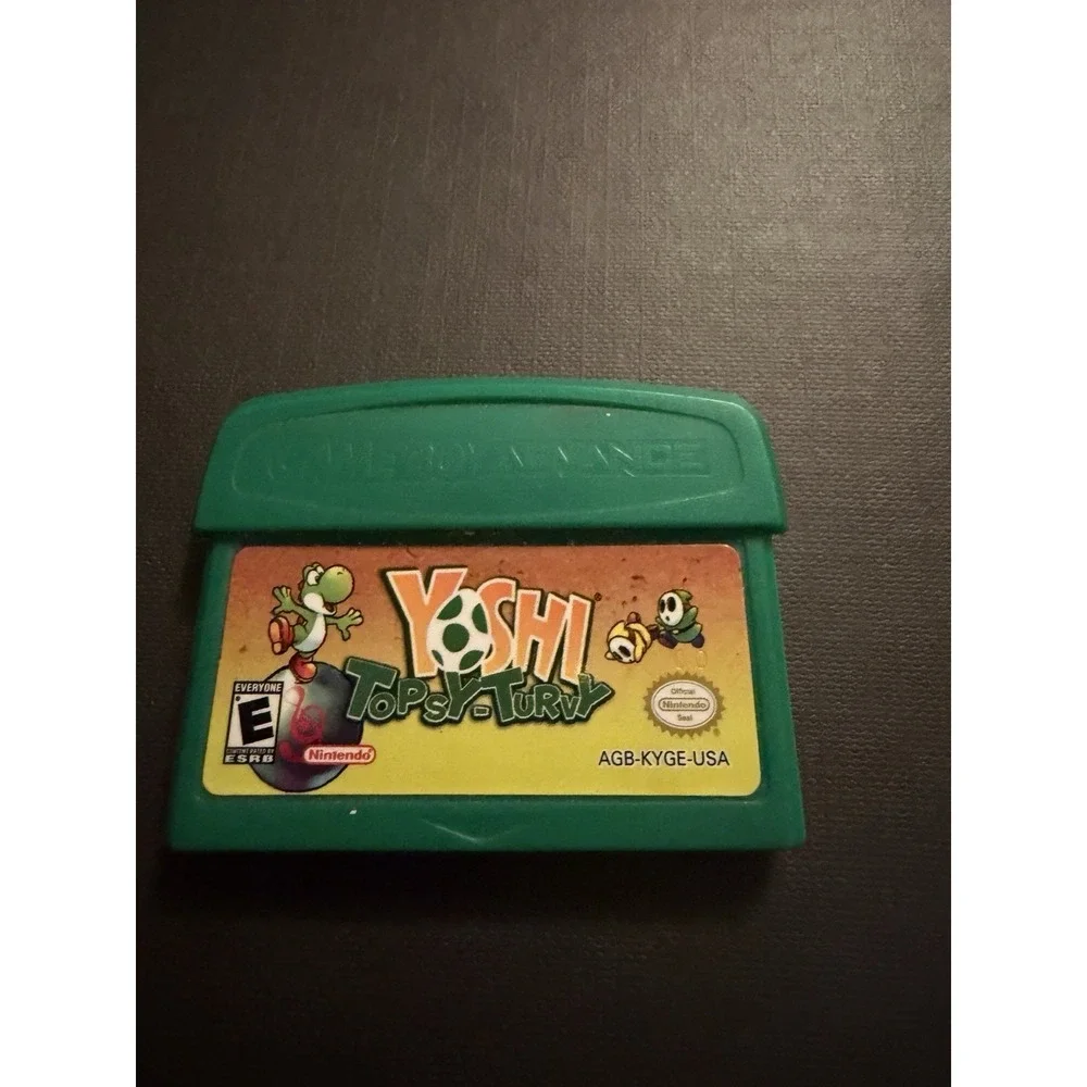 Yoshi: Topsy Turvy (Nintendo Game Boy Advance GBA)  Tested
